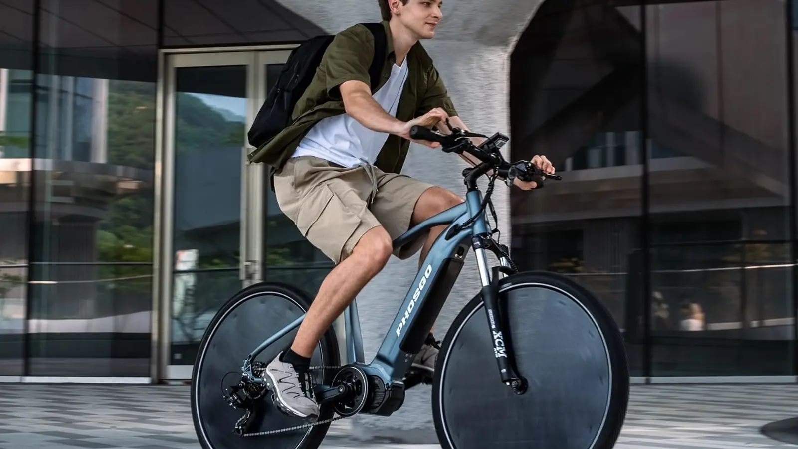 Phosgo Go5: elcykel med 200W solpaneler i fälgar, testad