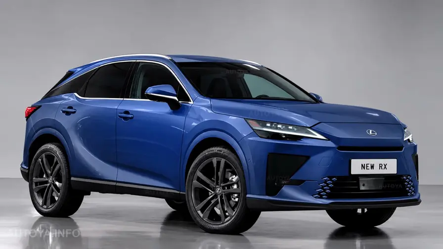 2027 Lexus RX: Ny design inifrån och ut - renderingar