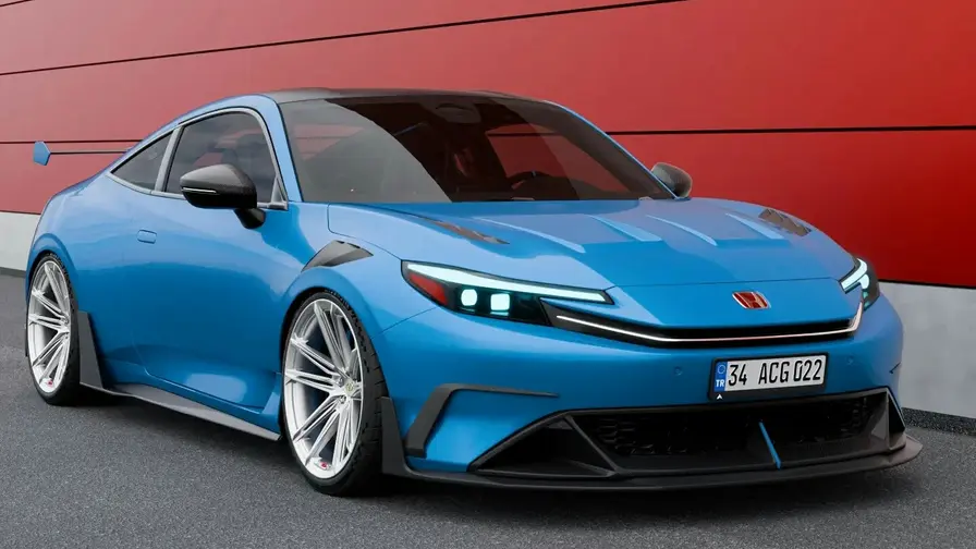 2027 Honda Prelude Hybrid får vild eftermarknadsdesign