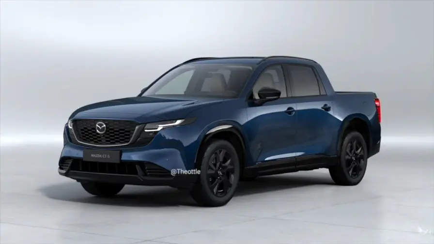 Mazda CT-5 2027: CX-5 förvandlad till kompakt pickup