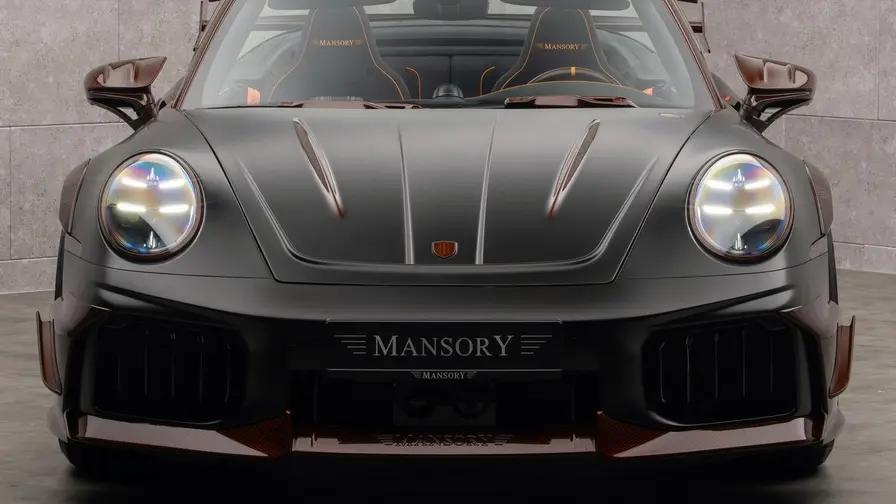 Mansorys Porsche 911 Turbo S med Soft Kit V2 i Monaco