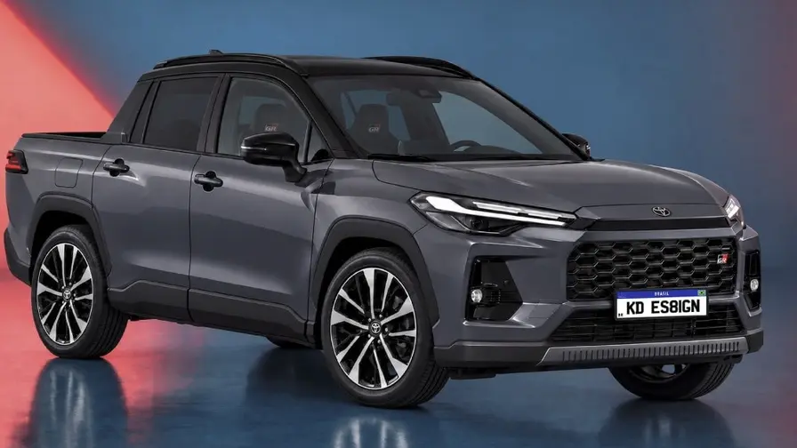 Corolla Cross blir unibody-pickup byggd i Brasilien