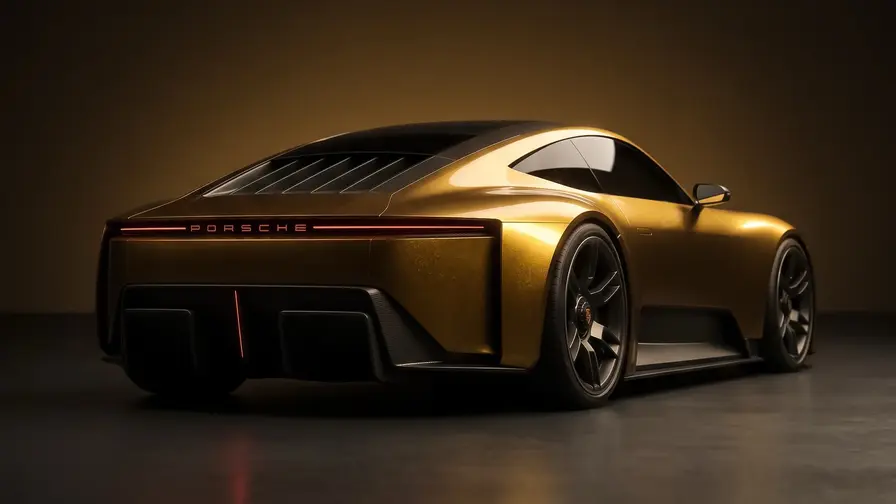 Nästa generations Porsche 911 i ett alternativt CGI-universum