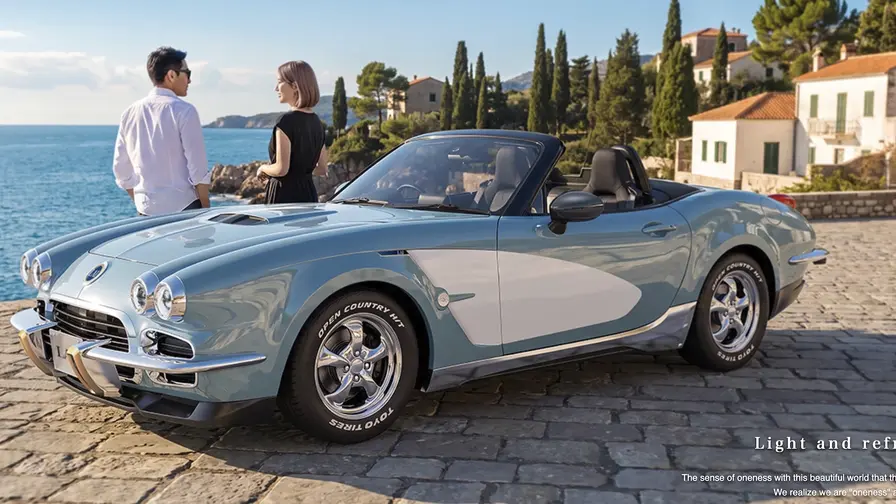 Mitsuoka LA1: Neo-retro roadster inspirerad av Corvette