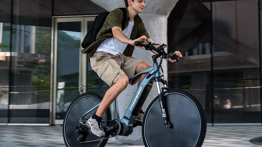 Phosgo Go5: elcykel med 200W solpaneler i fälgar, testad