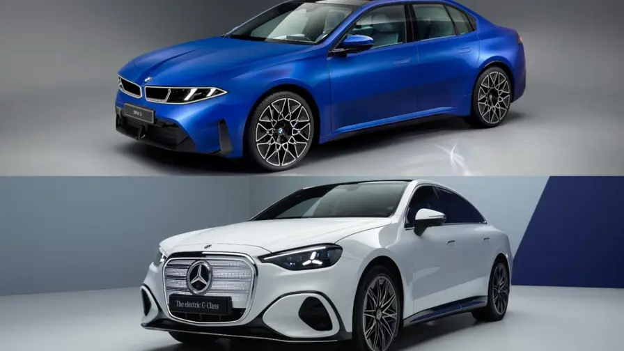 BMW i3 Neue Klasse mot Mercedes C-Class elbil: jämförelse