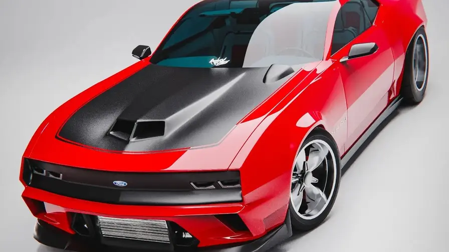 Torino Cobra Jet i CGI: Modern muskelbil föreställning