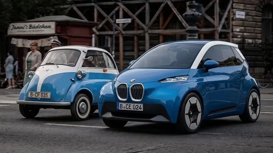 BMW Isetta i cabrioletform - CGI-koncept väcker liv