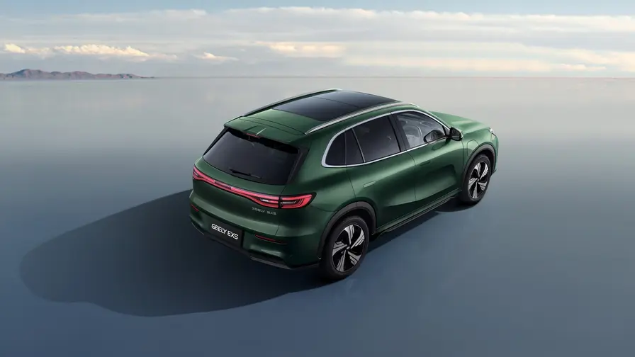Geely visar Monjaro EM-i i Europa på Paris bilmässa