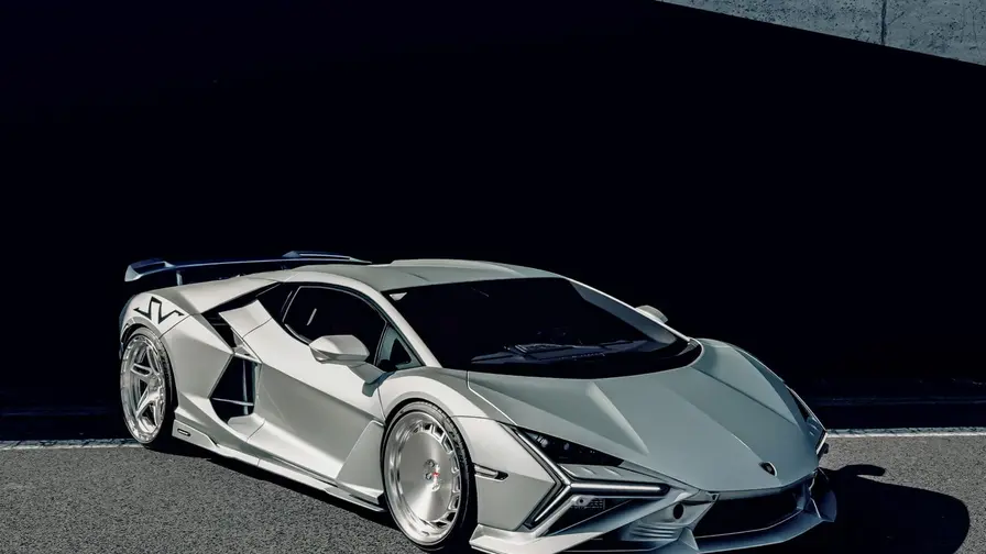 Modifierad Lamborghini Revuelto SV med Vossen G2-fälgar