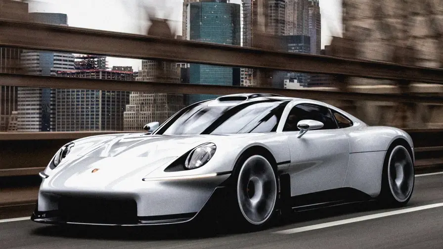 Porsche Mission S tar stegen från scen till New Yorks gator
