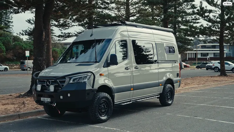 Lyxig Mercedes-Benz Sprinter-camper för tuffa långresor